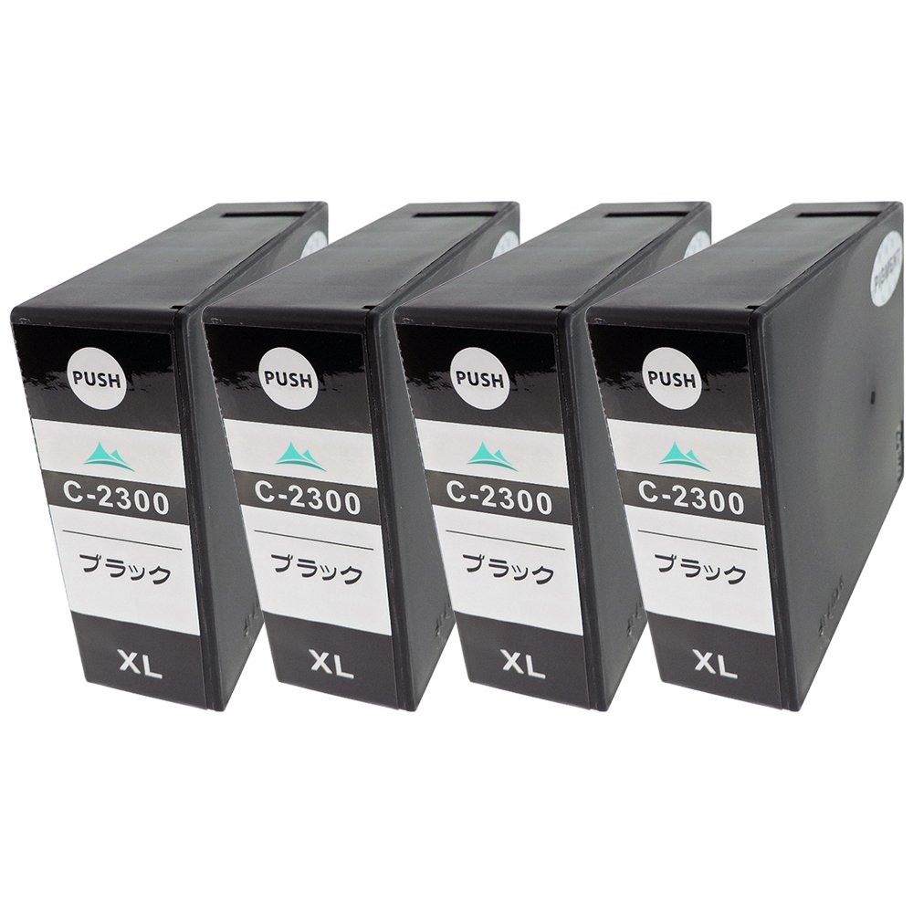 Amazon.co.jp: PGI-2300XL BK×4 大容量 【 PGI-2300XLBK 4本